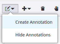 Annotations toolbar