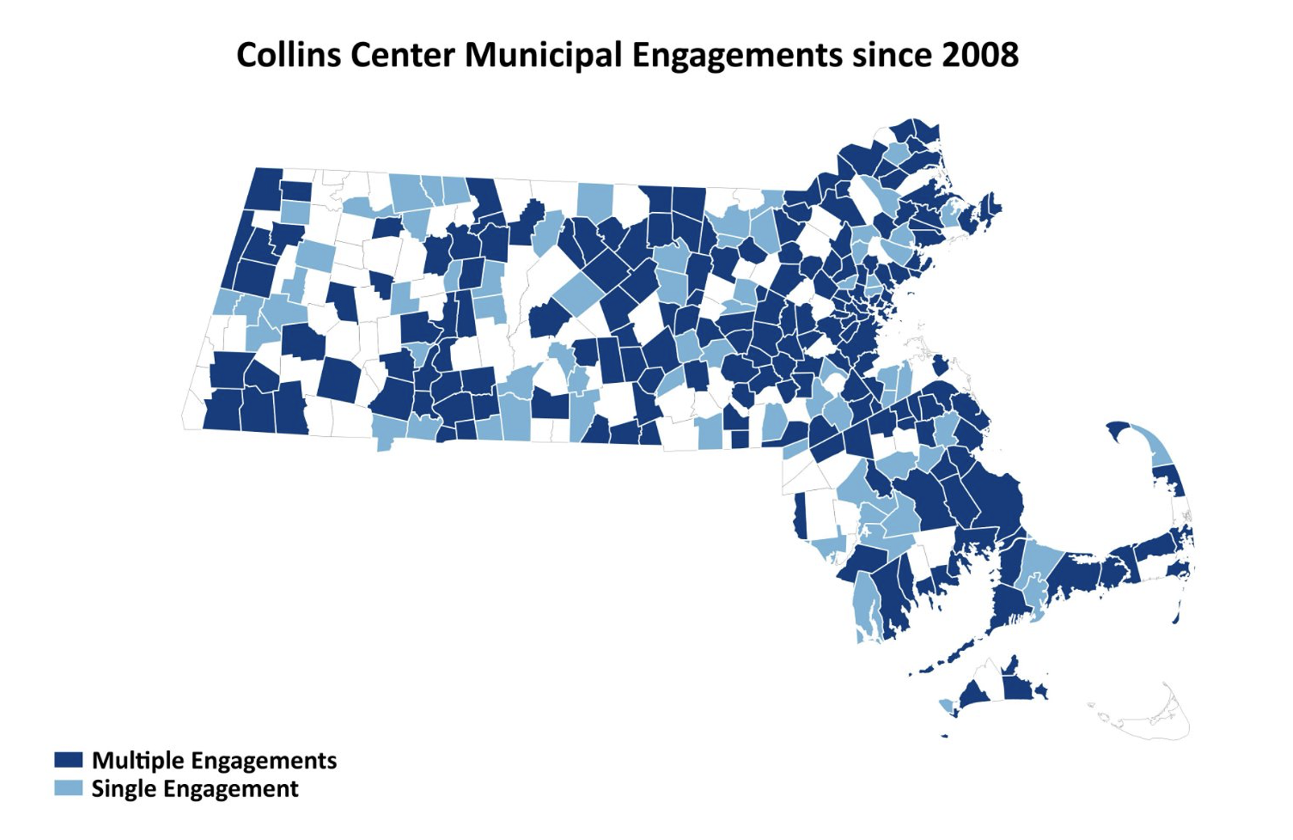 Collins Center Engagement Map Since 2008
