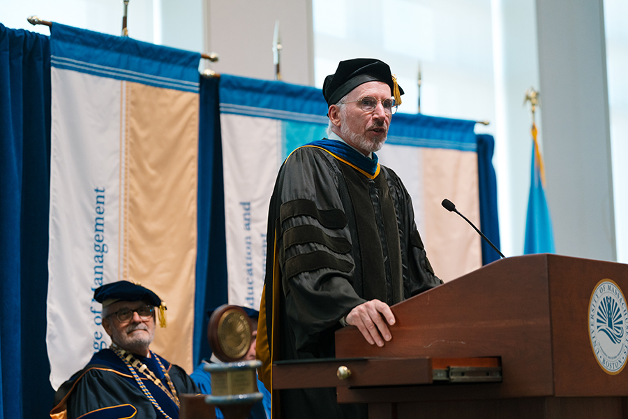 Provost Berger speaks at convocation