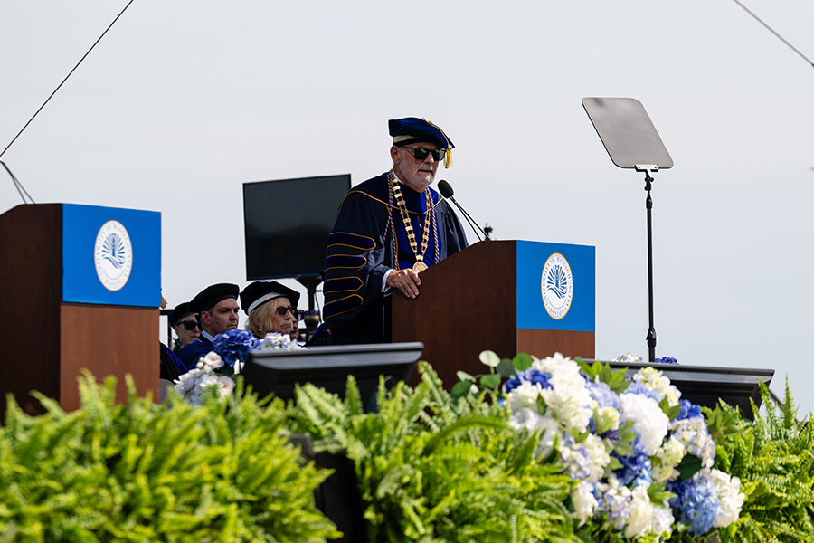 Chancellor Suárez-Orozco speaks at graduate commencement