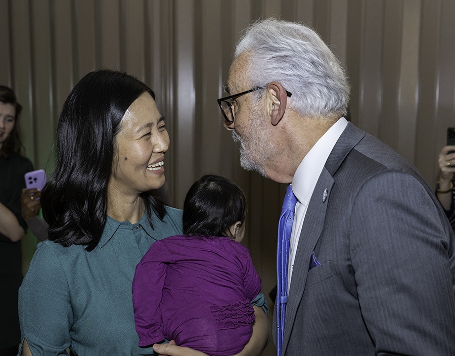 Mayor Wu and Chancellor