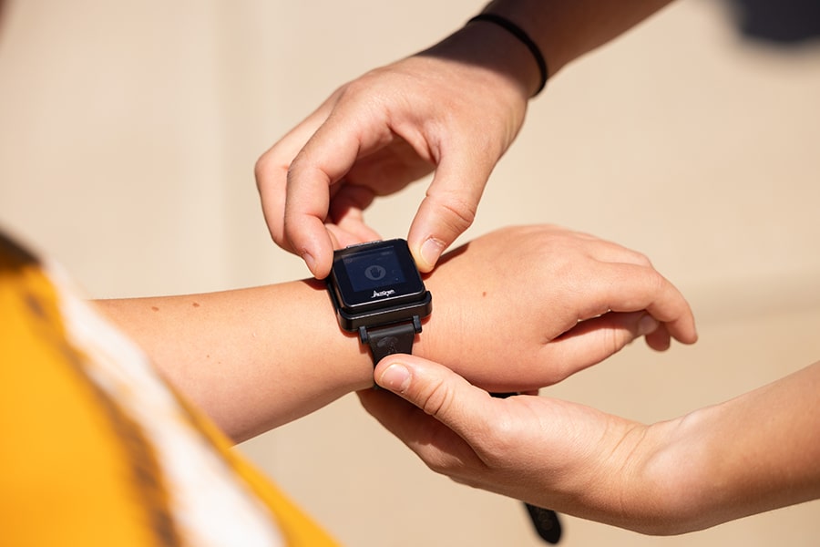 ActiGraph GT9X, a device for tracking motion