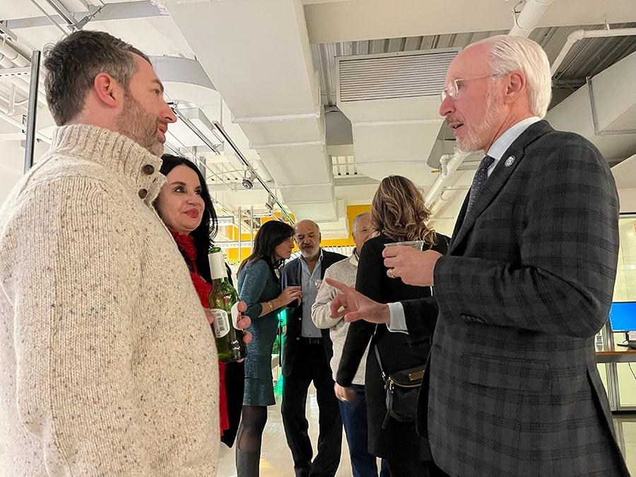 UMass Boston Provost meets students in commercial ventures