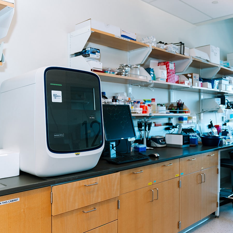 Research equipment at UMass Boston