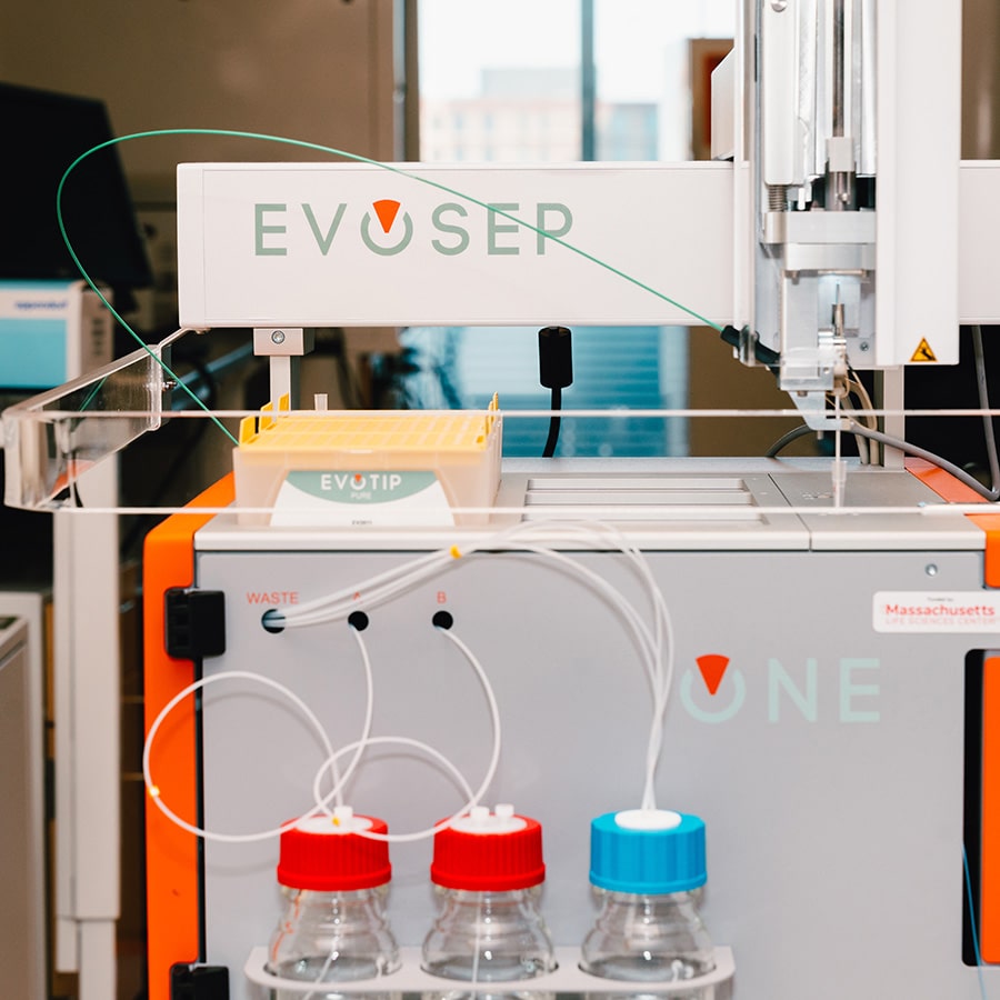 Research equipment at UMass Boston