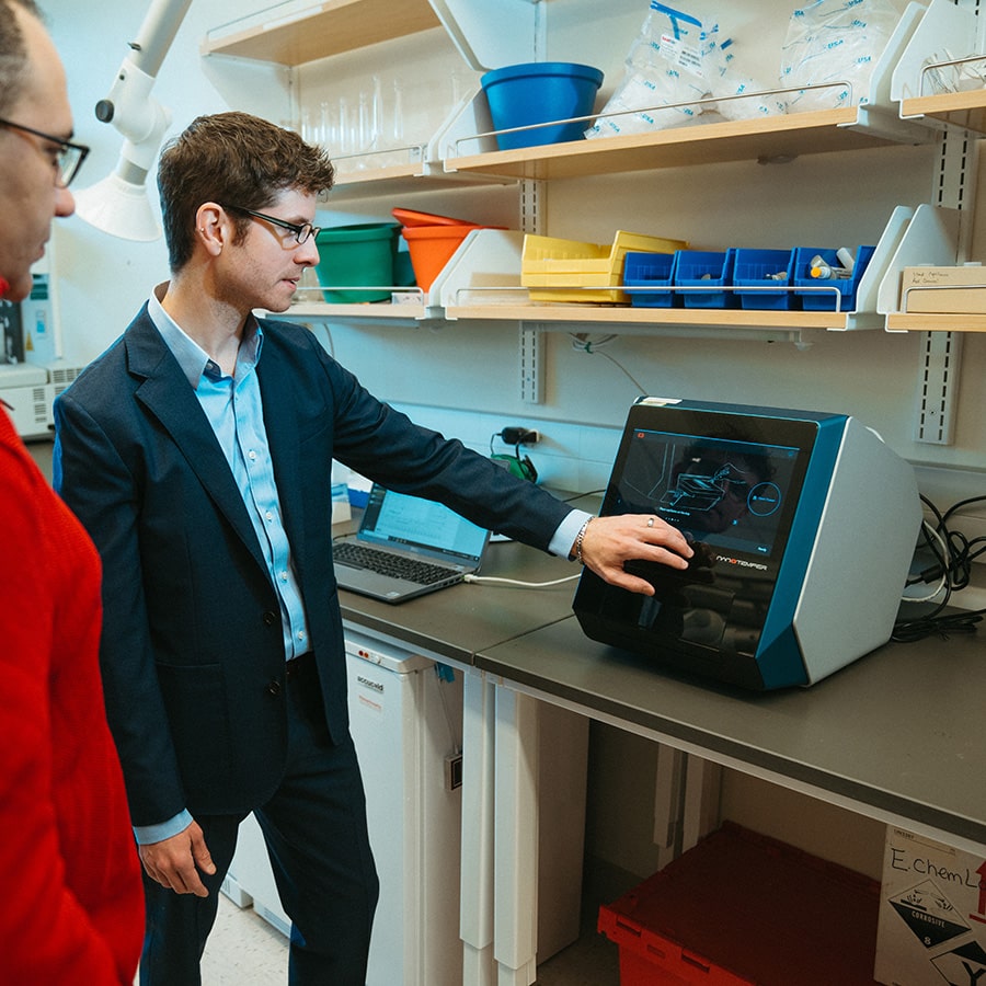 Research equipment at UMass Boston