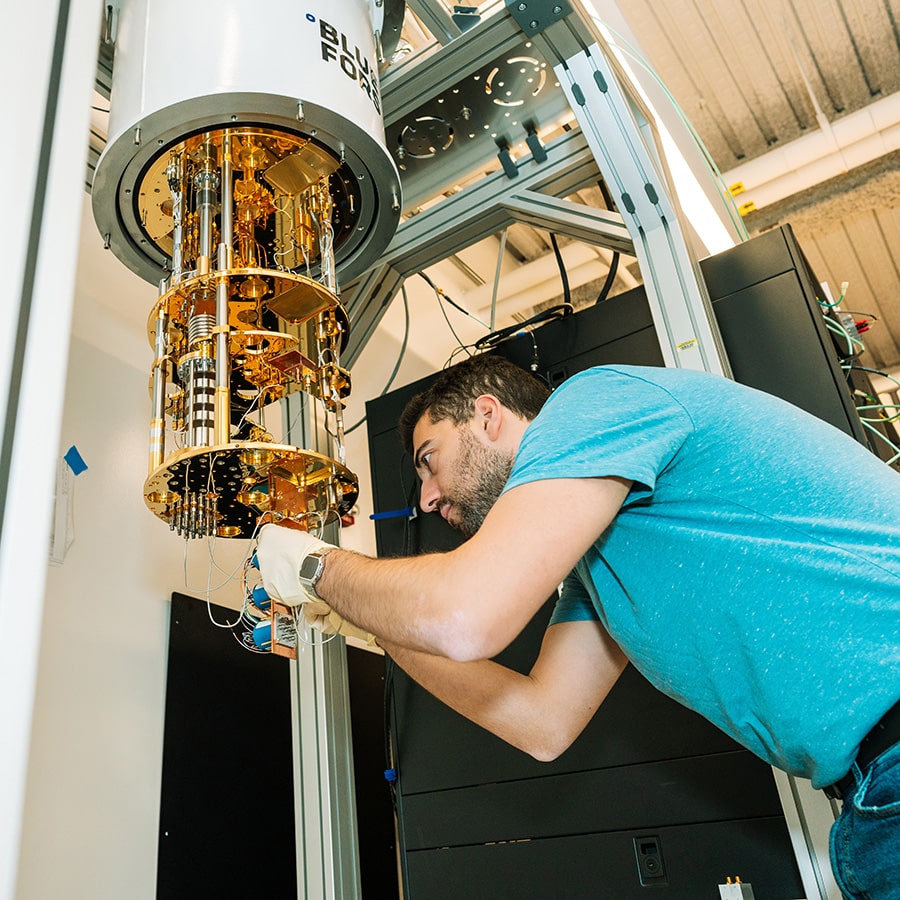 Research equipment at UMass Boston
